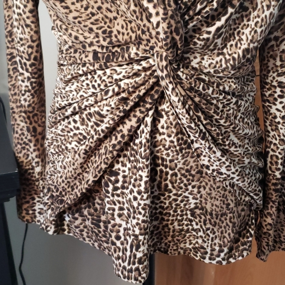 - Milano blouse cheetah print - Picture 2 of 8